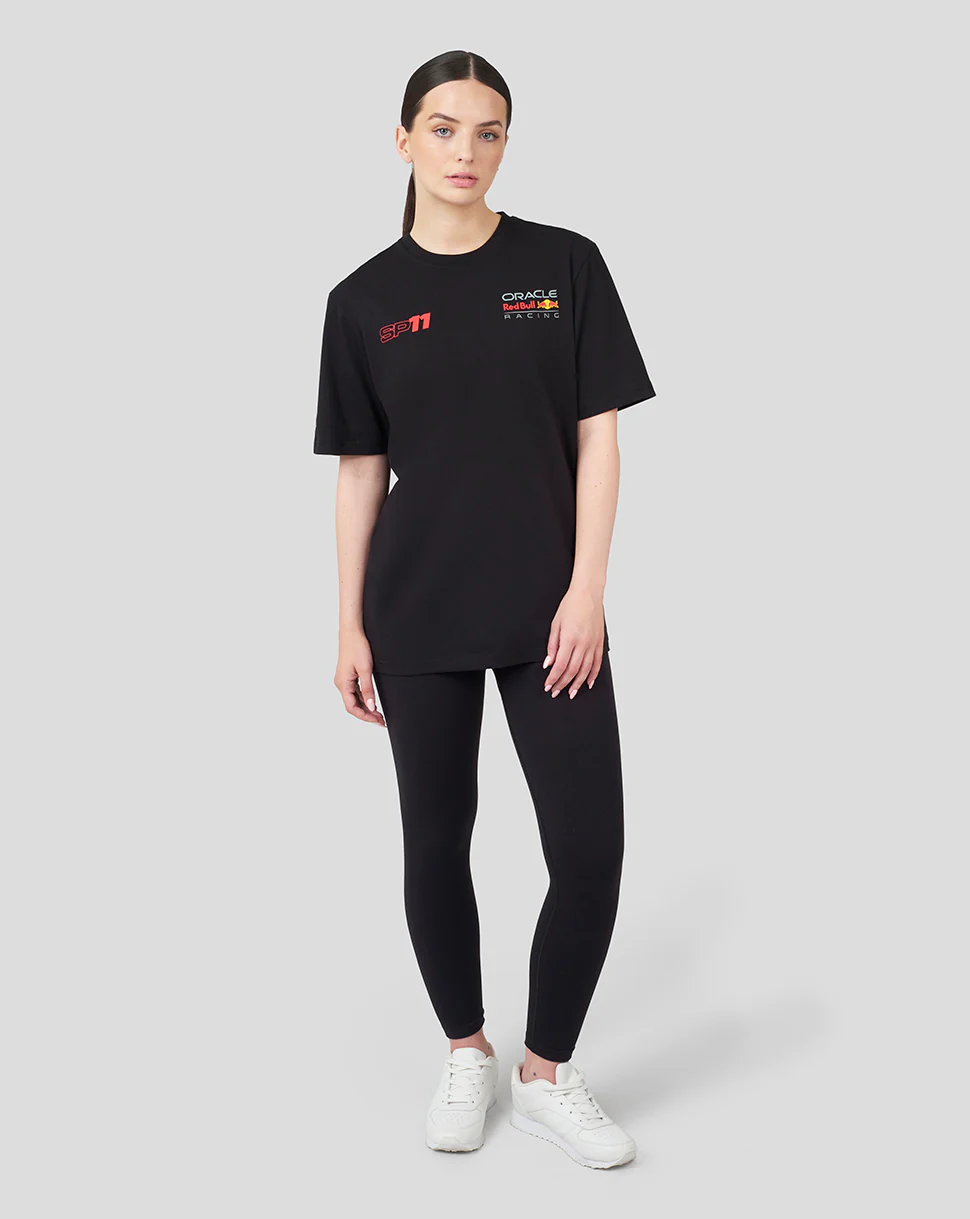 ORACLE RED BULL RACING UNISEX DRIVER SERGIO CHECO PEREZ T-SHIRT - BLACK