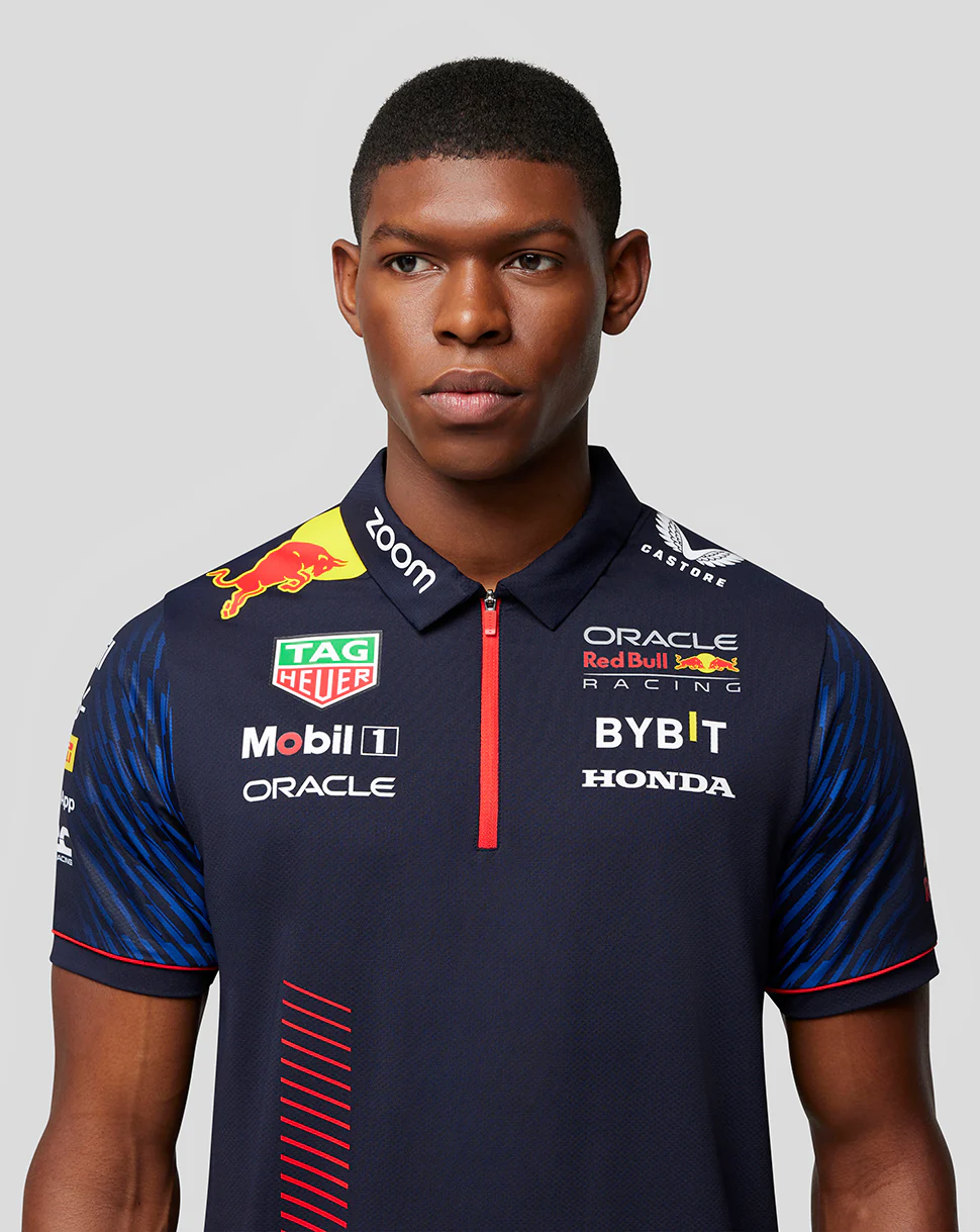 MEN'S ORACLE RED BULL RACING SHORT SLEEVE POLO SHIRT - NIGHT SKY