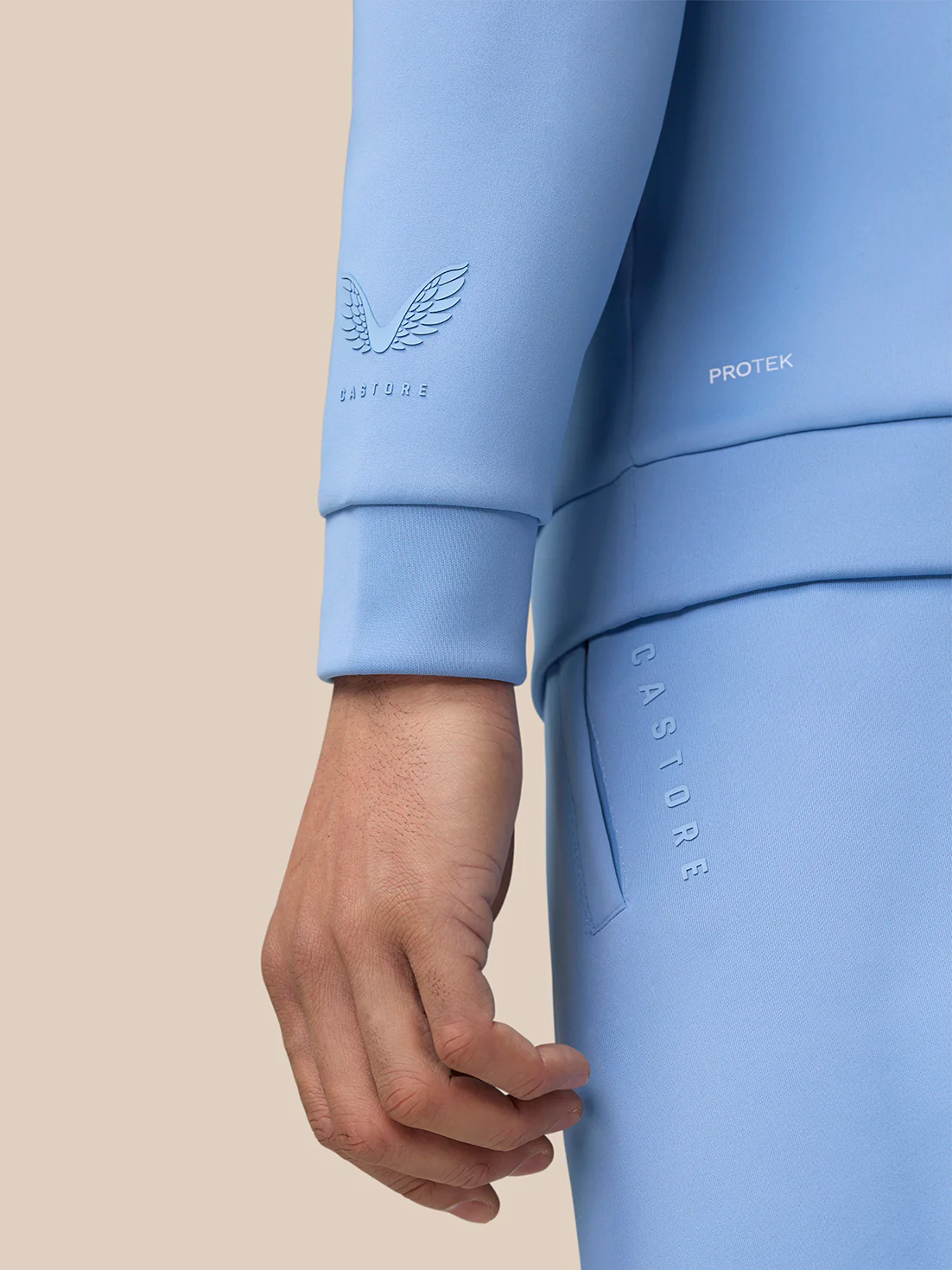 Flex Lifestyle 1/4 Zip - Sky Blue