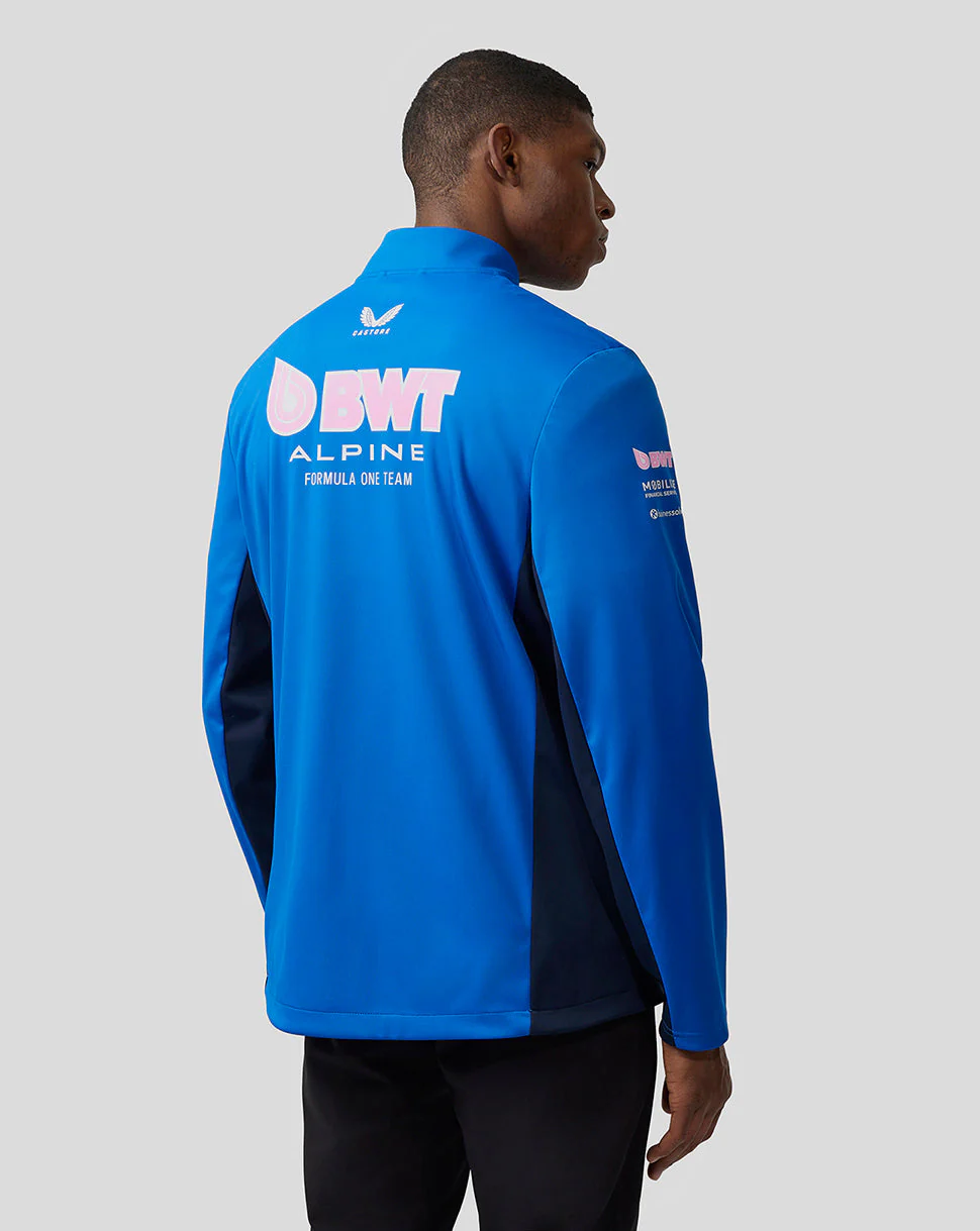 BWT Alpine Formula One Team’s Official Unisex Soft Shell Jacket - Lapis Blue