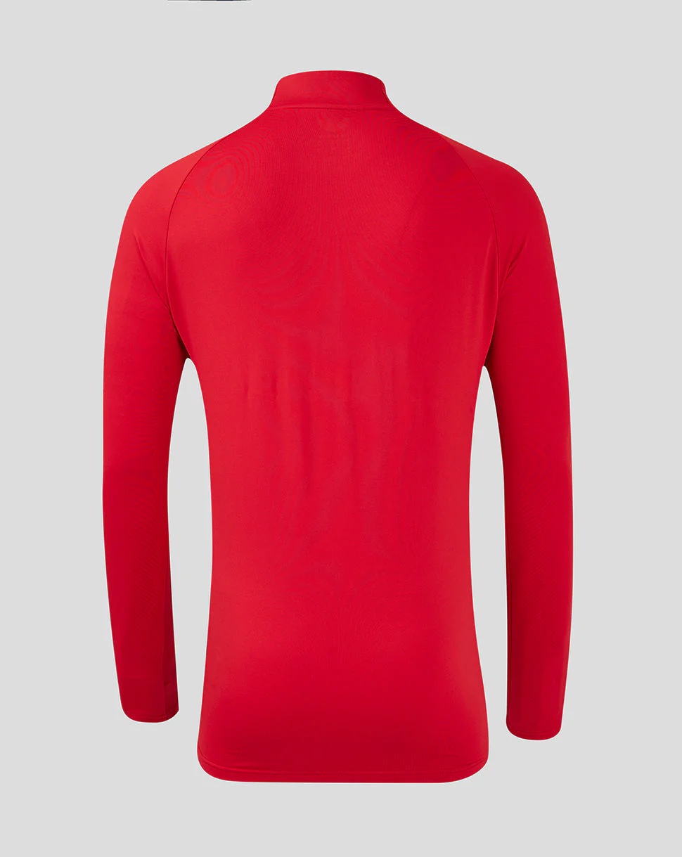 Saracens Men's 24/25 Training 1/4 Zip - Red