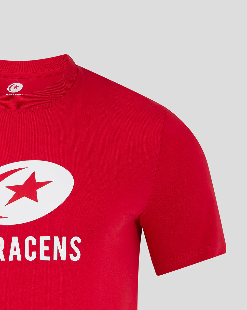 Saracens Men's Core Crest T-Shirt - Red