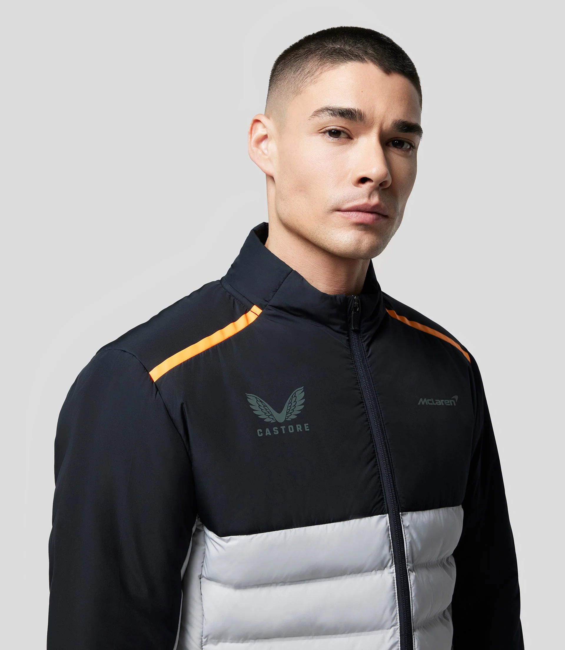 McLAREN PERFORMANCE PADDED JACKET - HARBOUR MIST