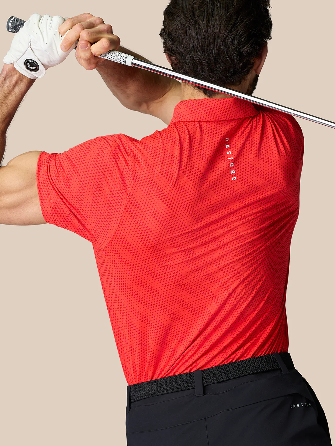 Club Graphic Polo - Poppy Red