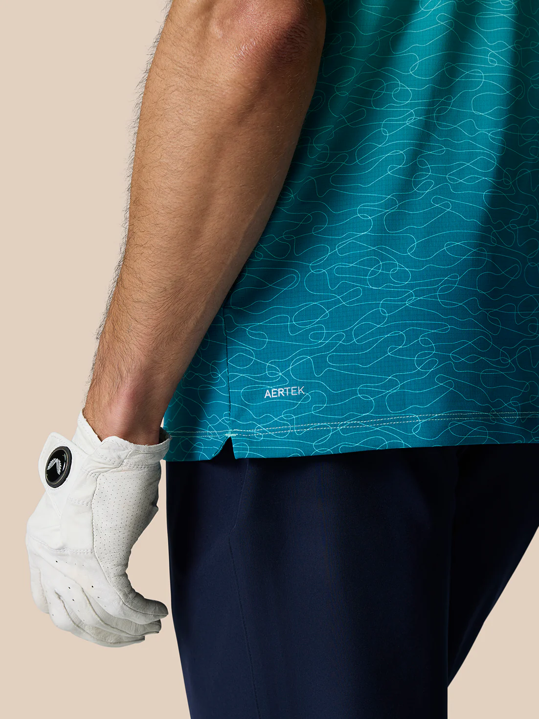 Club Graphic Polo - Light Aqua