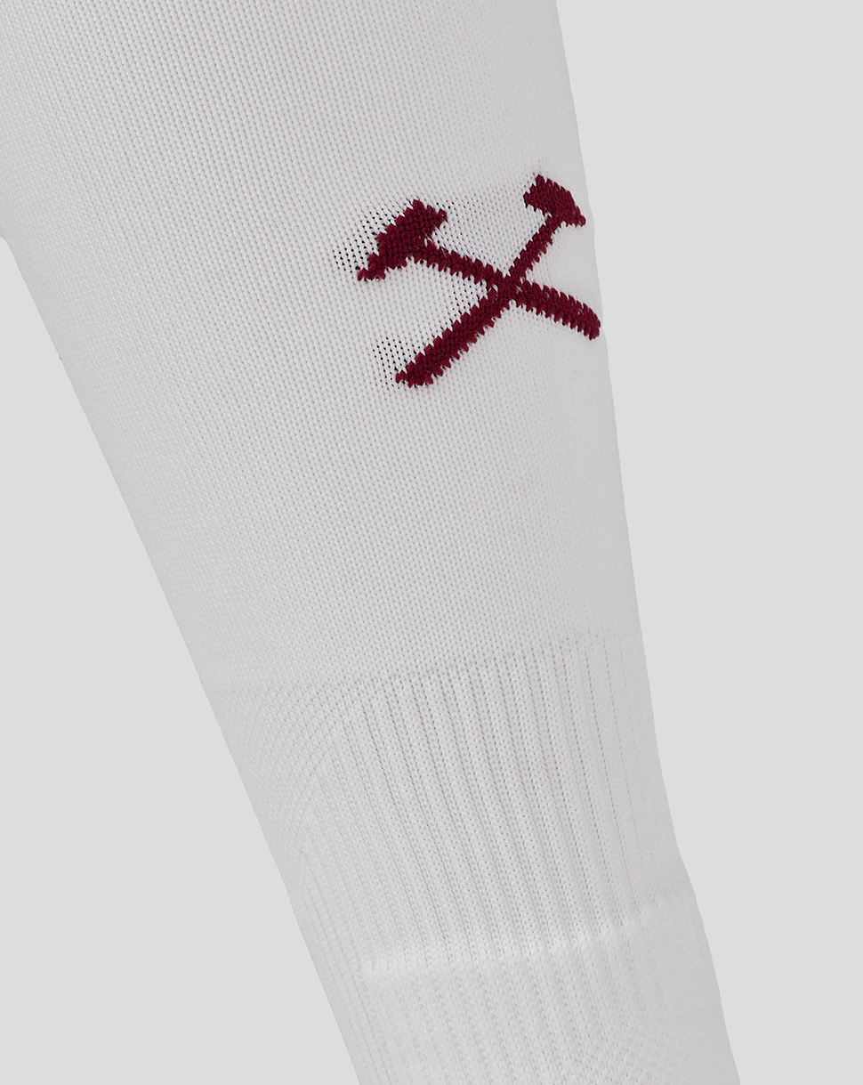 West Ham Home Socks Adult - White