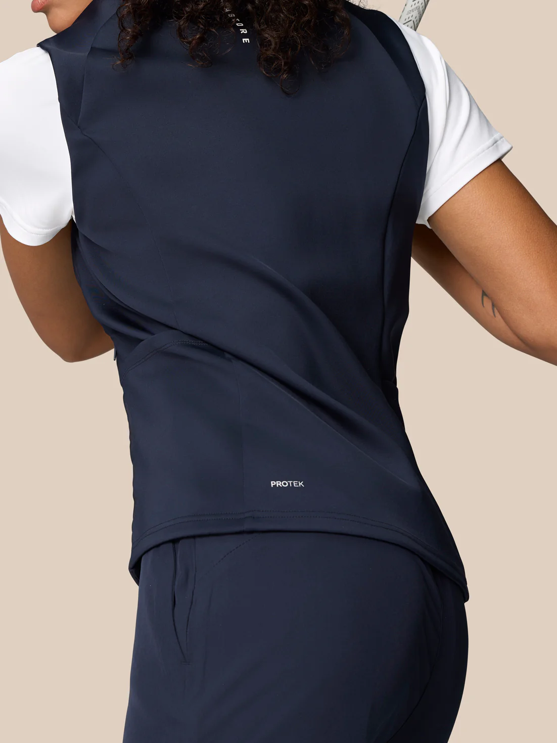 Golf Pinnacle Hybrid Gilet - Midnight Navy