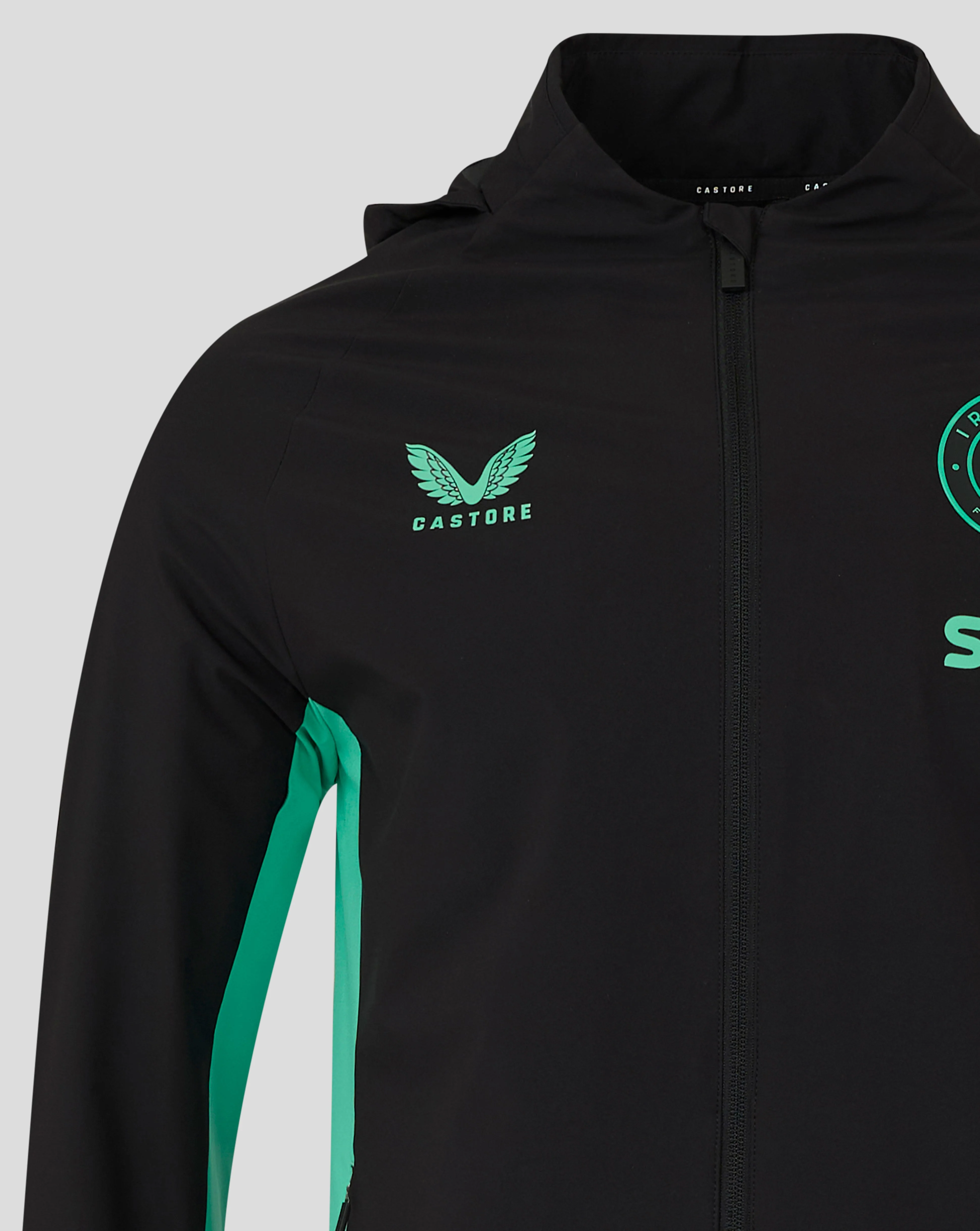 Ireland Junior Training Shower Jacket 25/26 - Caviar