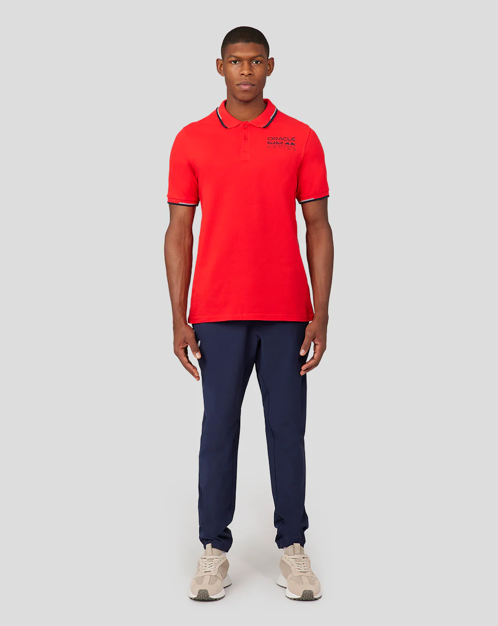 Oracle Red Bull Racing Unisex Core Polo - Flame Scarlet