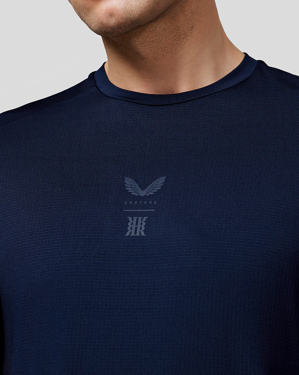 Men’s Reiss Short Sleeve Performance T-Shirt - Midnight Navy