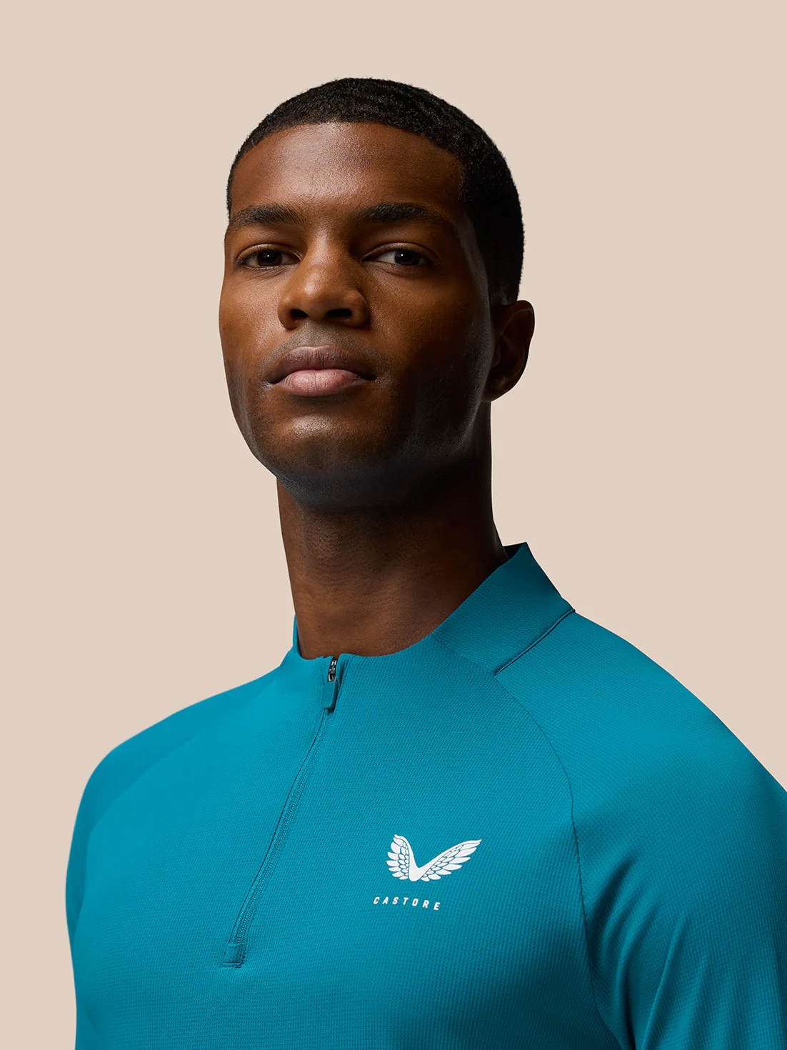 Flow Training 1/4 Zip Top - Dark Aqua