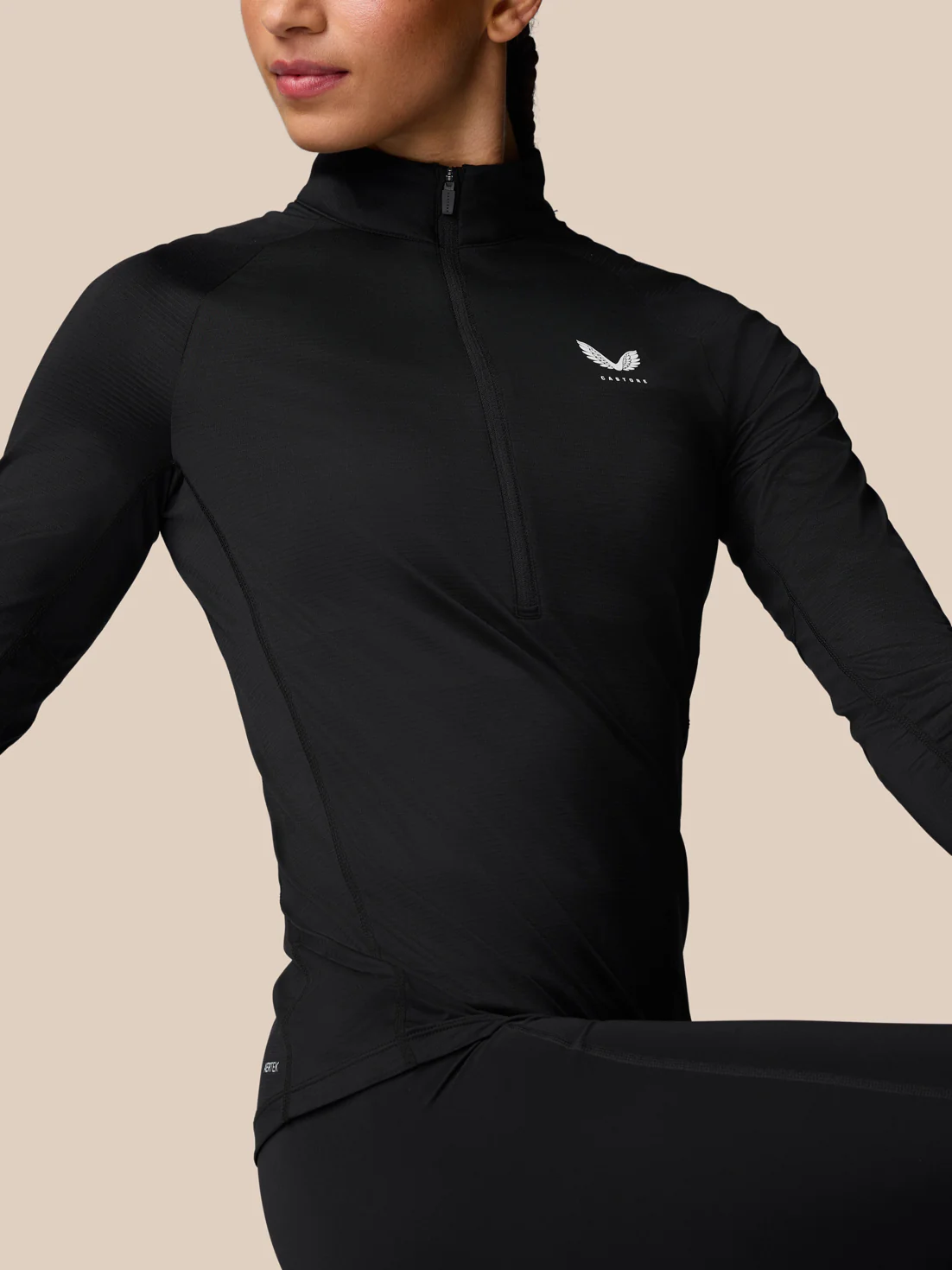 Adapt Training 1/2 Zip Top - Black