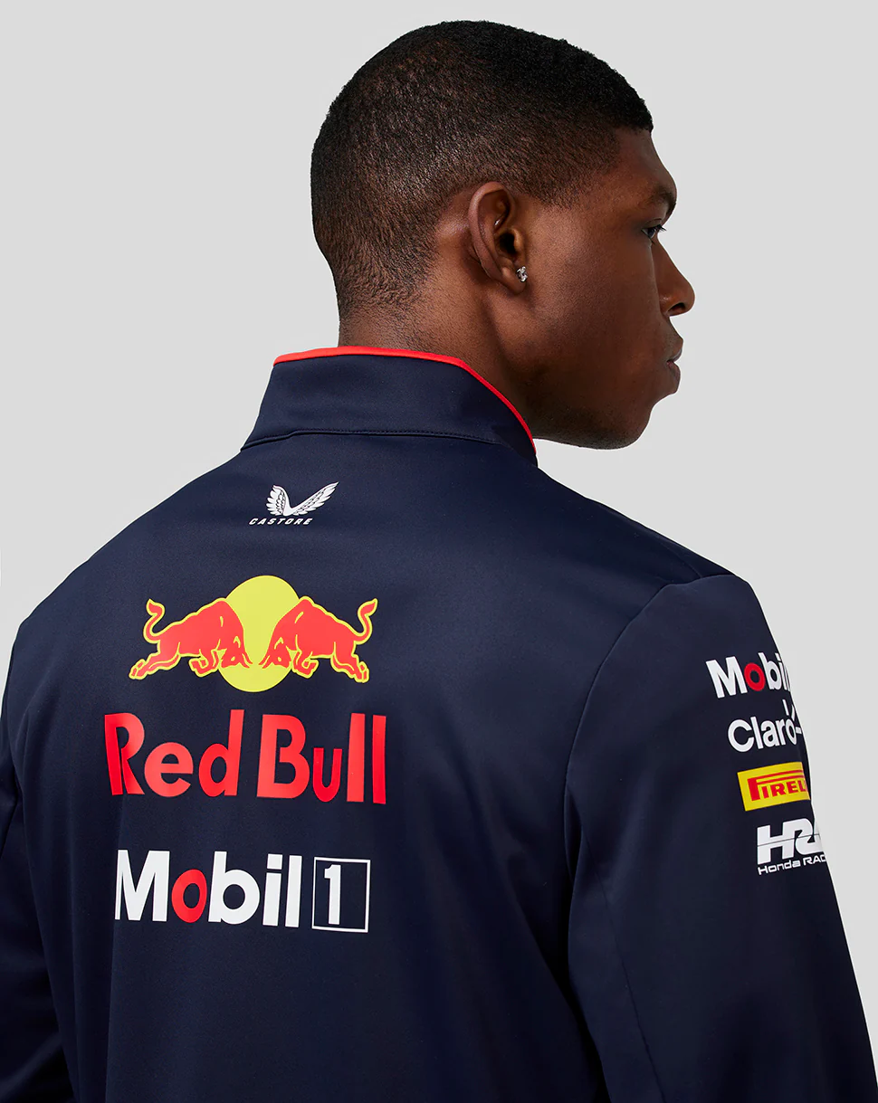 Oracle Red Bull Racing Unisex Official Teamline Soft Shell Jacket - Night Sky