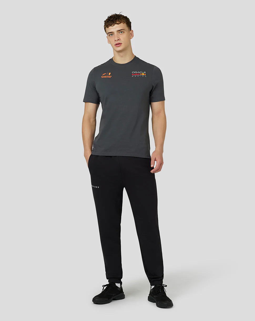 ORACLE RED BULL RACING UNISEX SHORT SLEEVE T-SHIRT RACE - ASPHALT