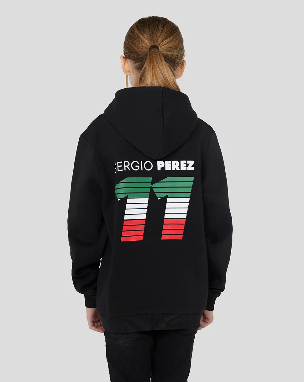 ORACLE RED BULL RACING JUNIOR DRIVER SERGIO CHECO PEREZ HOODIE - BLACK