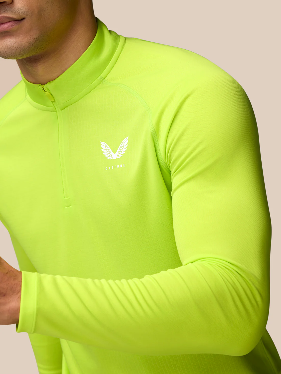 Adapt Training 1/4 Zip Top - Acid Lime