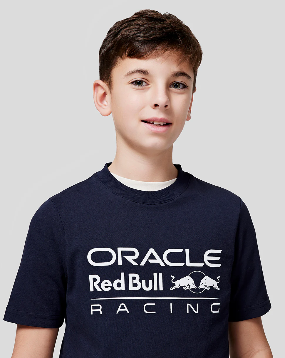 Oracle Red Bull Racing Junior Large Front Logo T-Shirt - Night Sky
