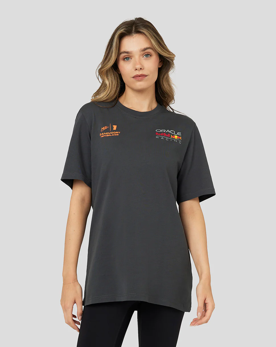 ORACLE RED BULL RACING UNISEX SHORT SLEEVE T-SHIRT RACE - ASPHALT