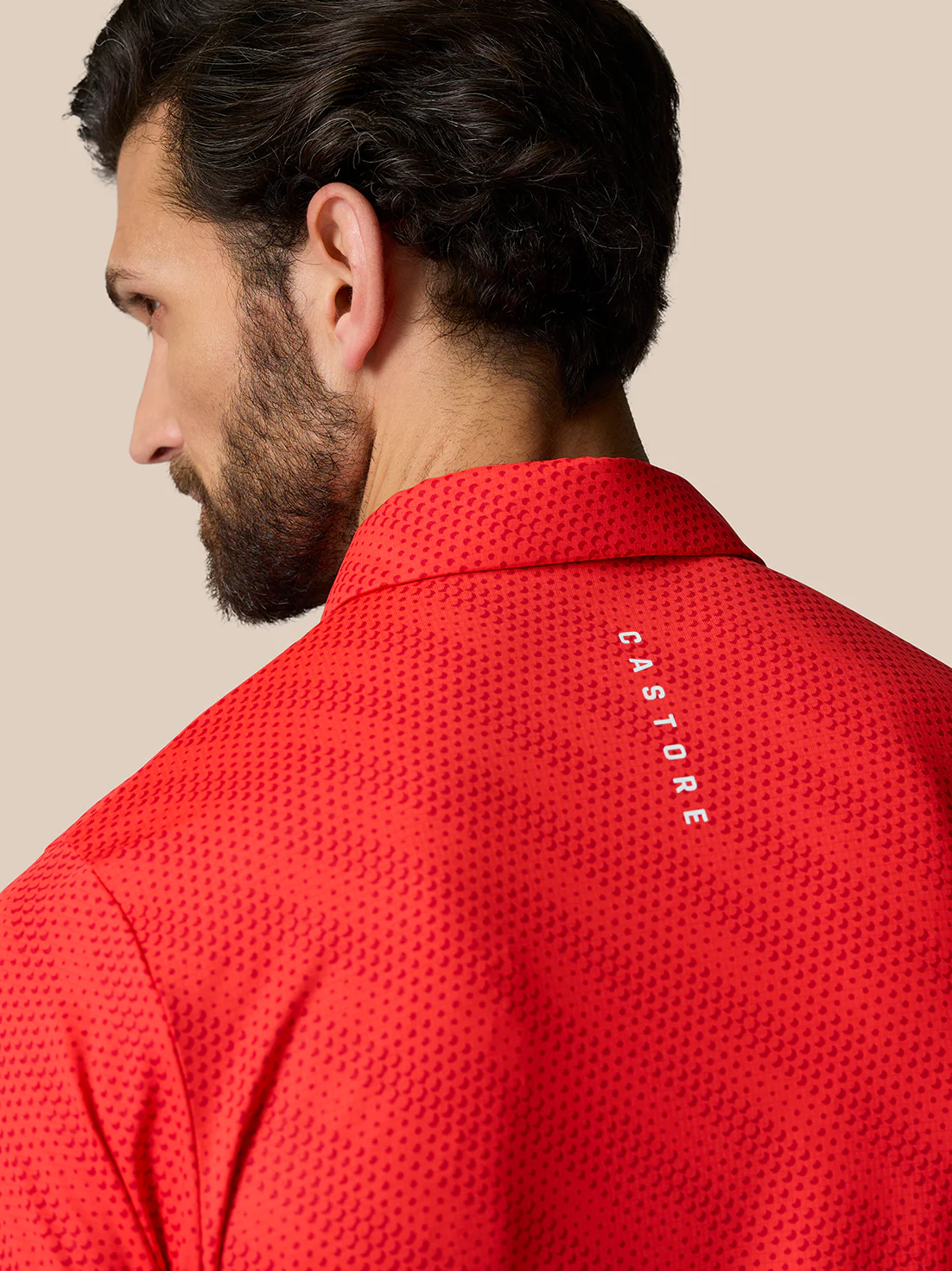 Club Graphic Polo - Poppy Red