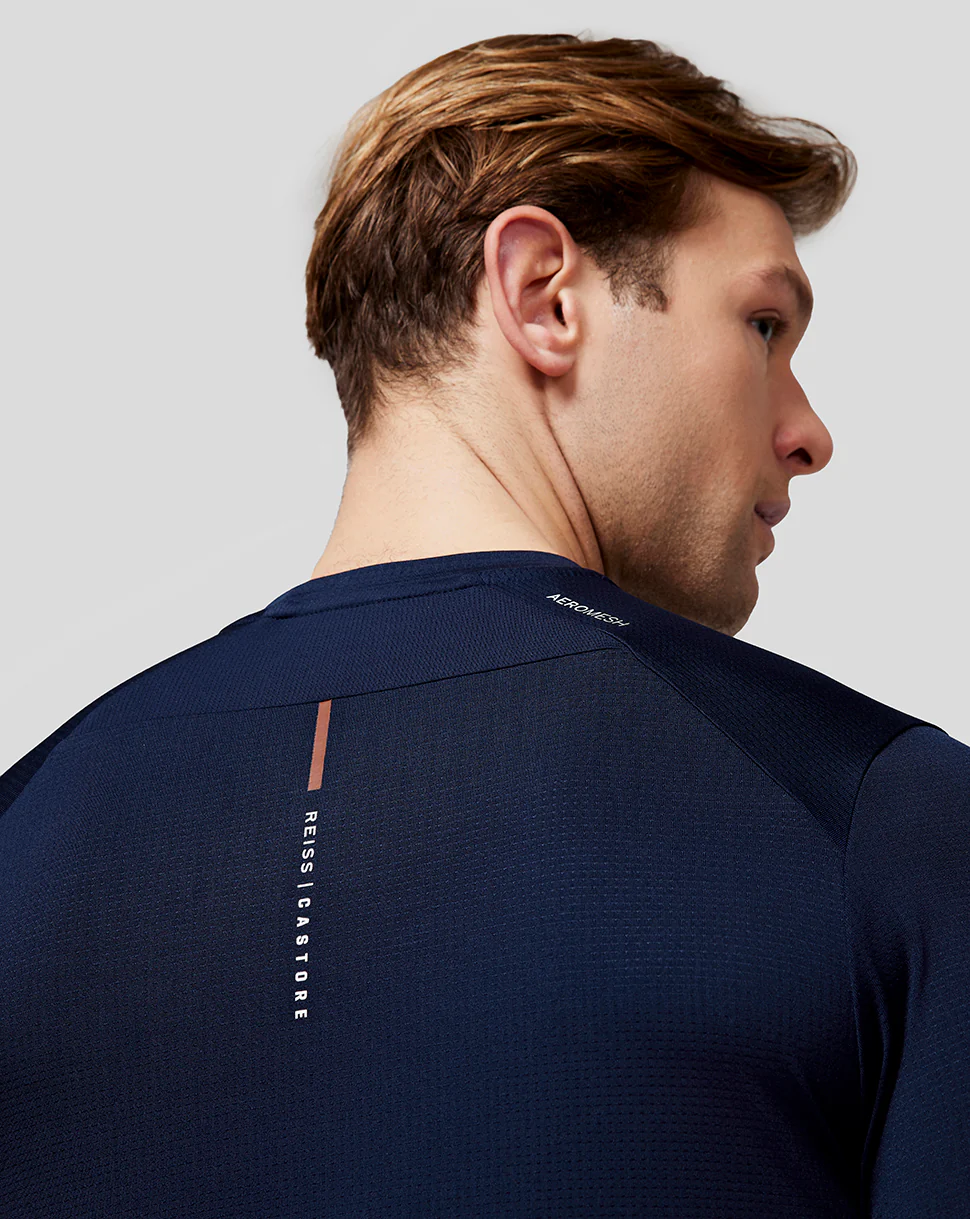 Men’s Reiss Short Sleeve Performance T-Shirt - Midnight Navy
