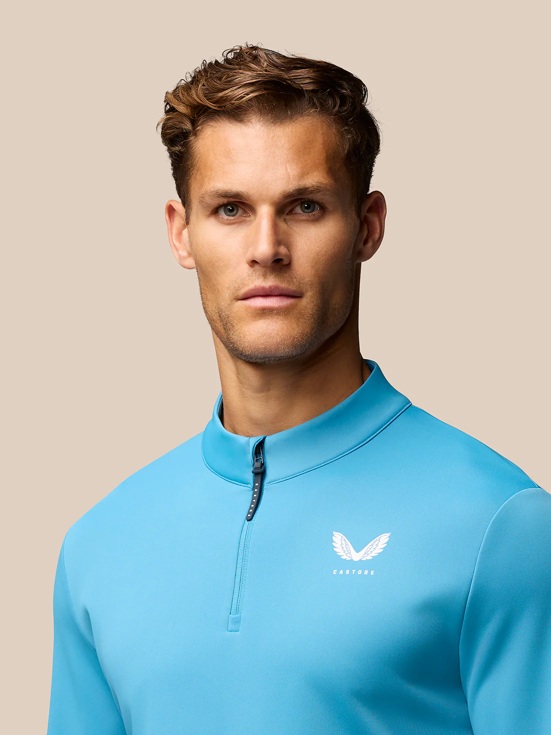Club Golf 1/4 Zip Top - Corn Blue