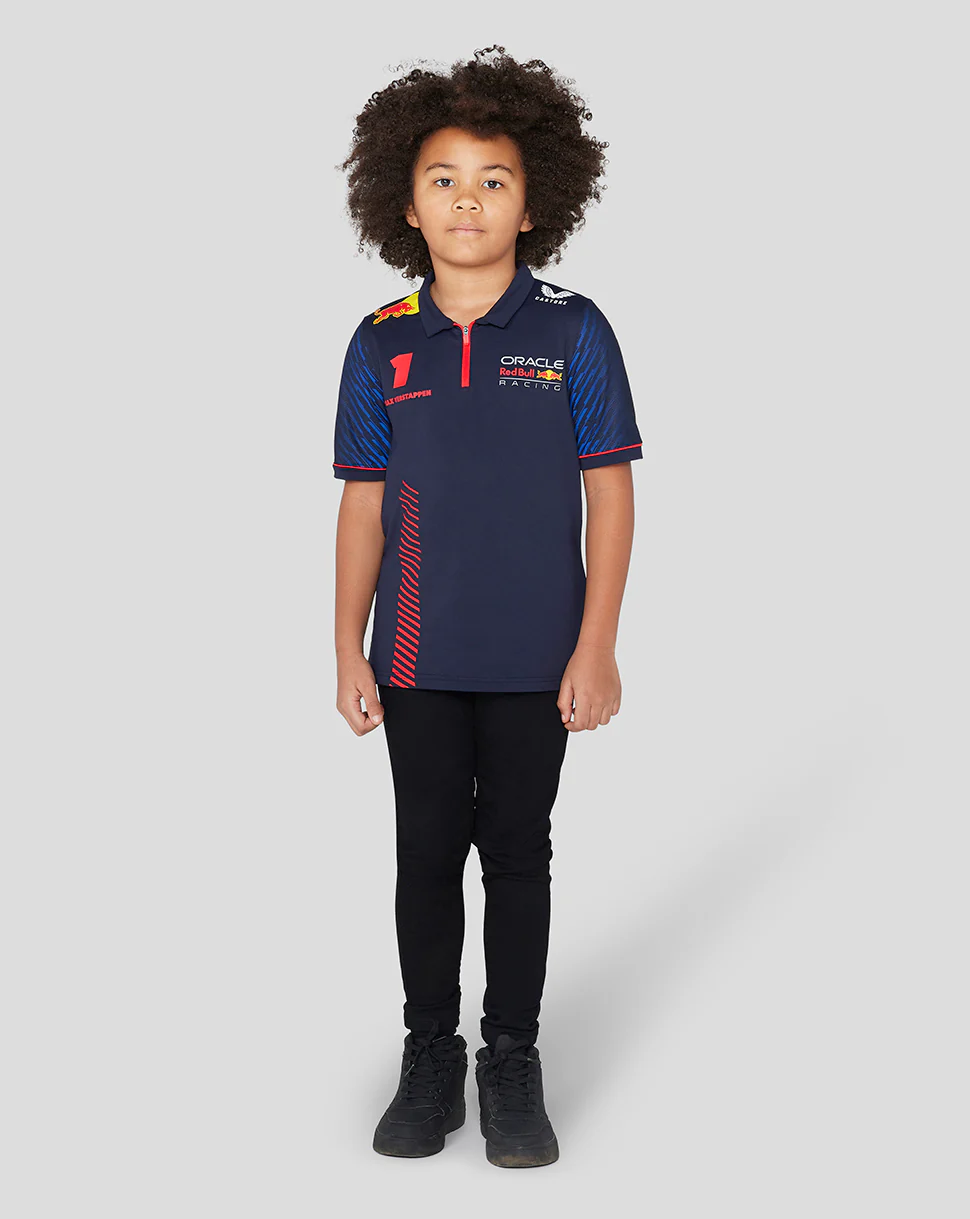 ORACLE RED BULL RACING JUNIOR SS POLO SHIRT DRIVER MAX VERSTAPPEN - NIGHT SKY