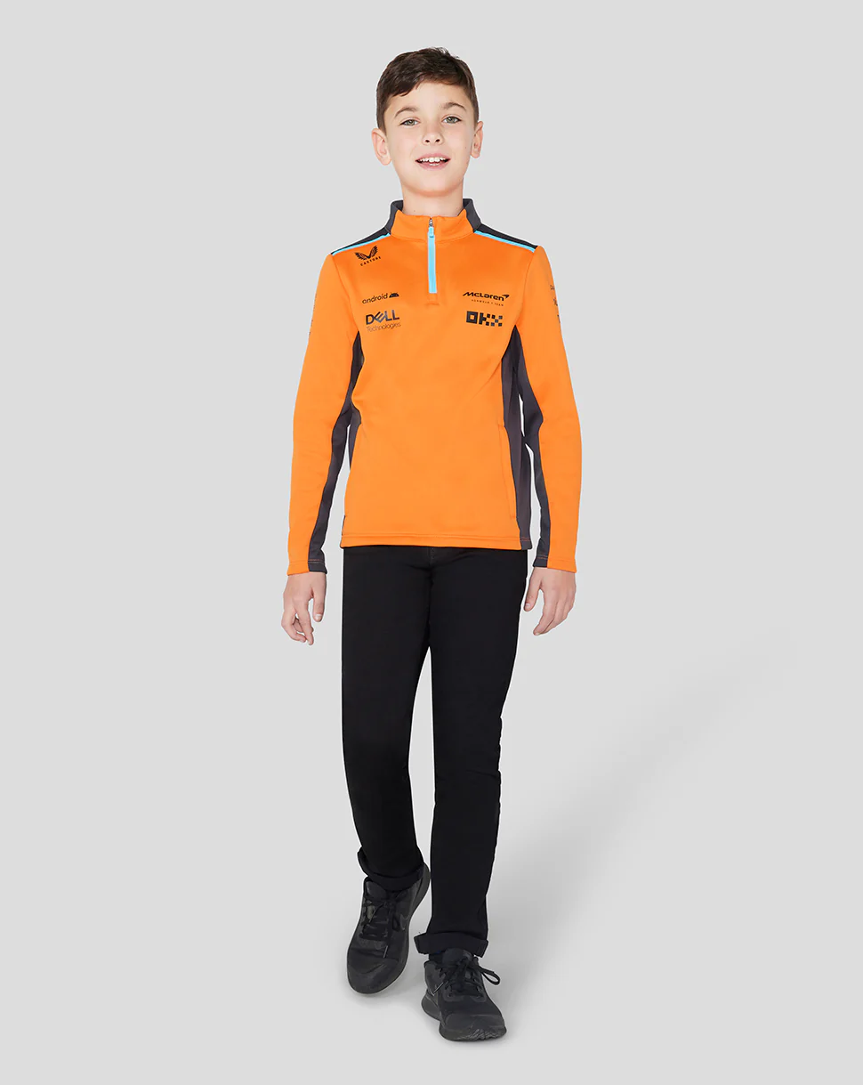 Junior McLaren 1/4 Zip Top - Autumn Glory
