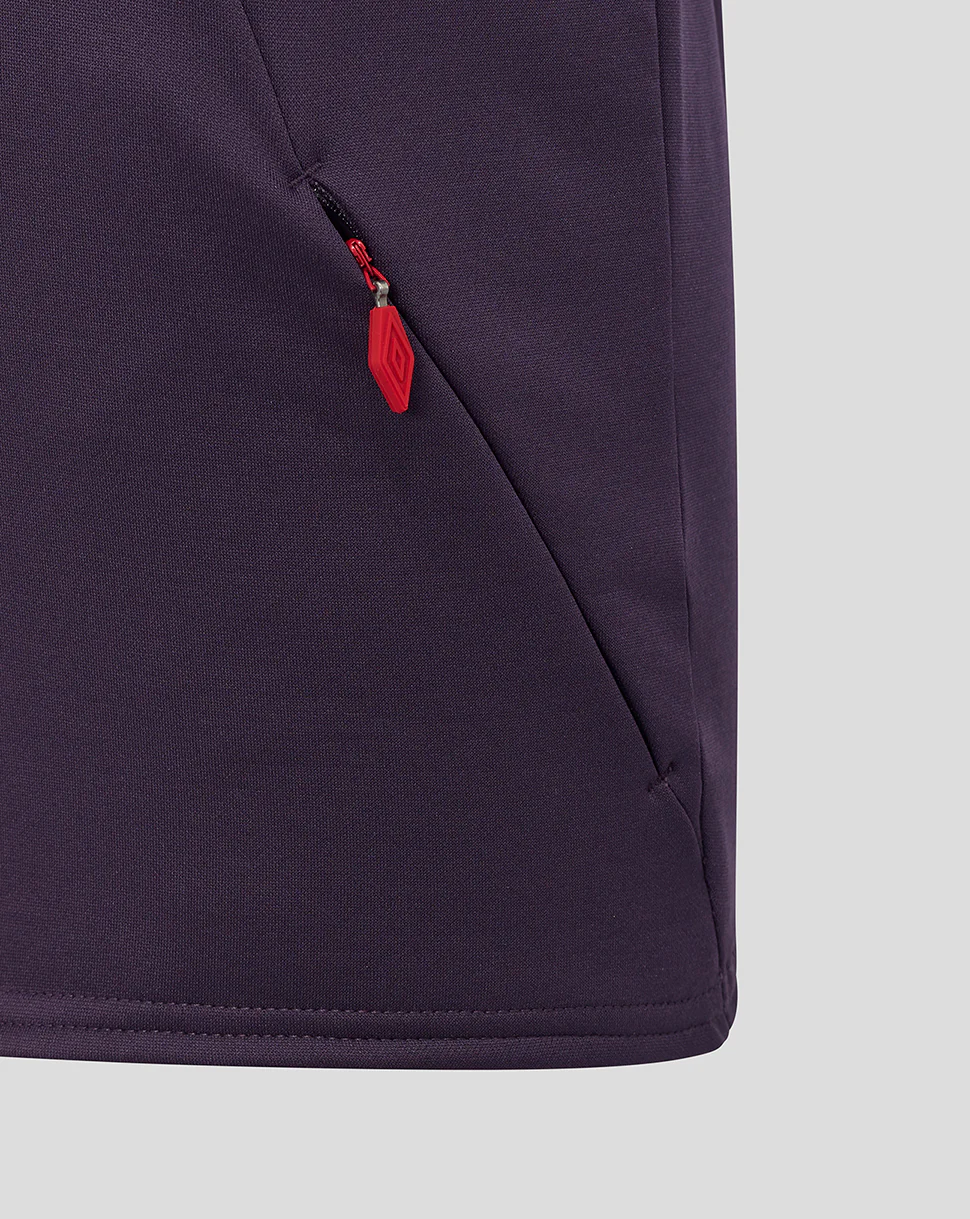 England Rugby Junior 1/2 Zip Fleece - Purple