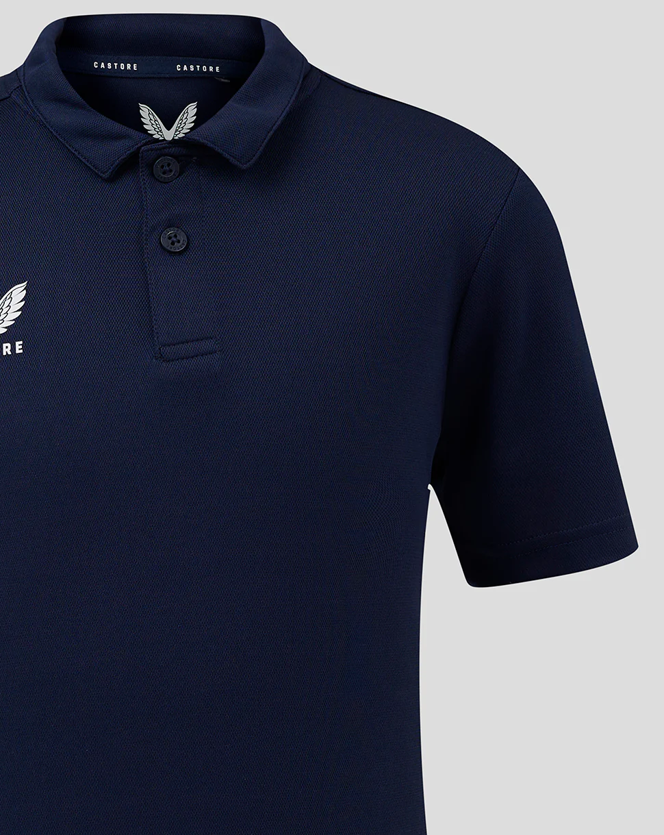 Junior Performance Polo - Peacoat