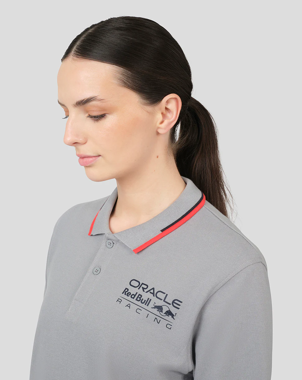 Oracle Red Bull Racing Unisex Core Polo - Grey