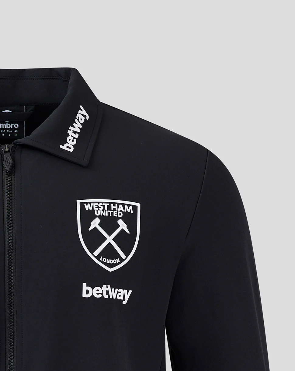 West Ham 24/25 Men's Presentation Jacket  - Black