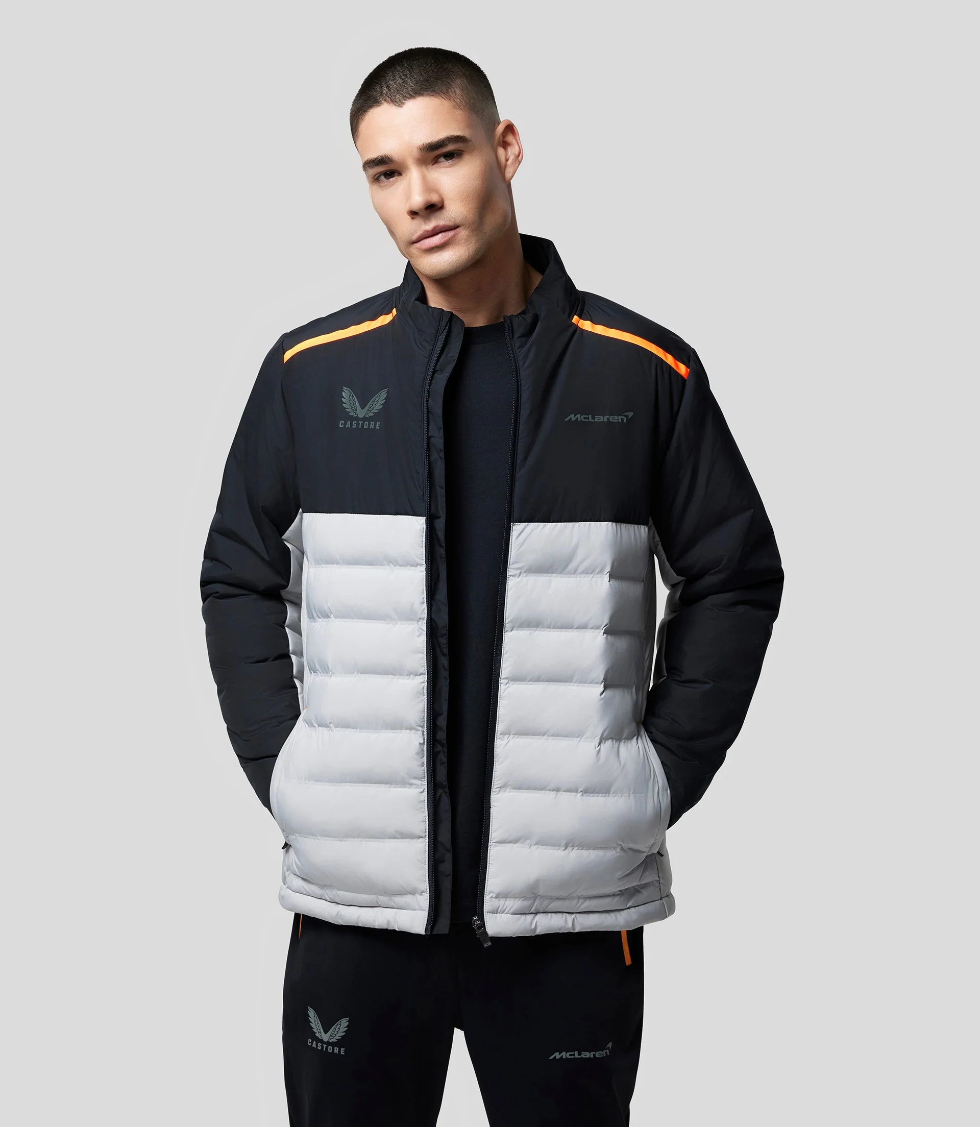 McLAREN PERFORMANCE PADDED JACKET - HARBOUR MIST