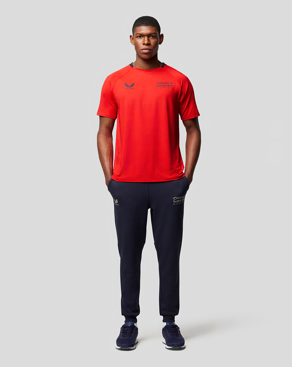ORACLE RED BULL RACING MENS LIFESTYLE T-SHIRT - FLAME SCARLET