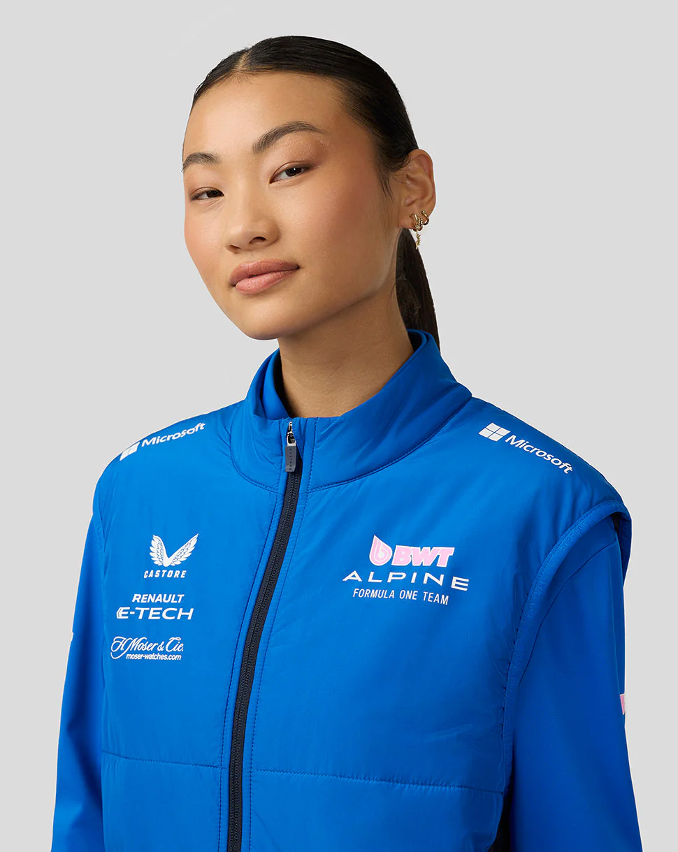 BWT Alpine Formula One Team’s Official Unisex Hybrid Gilet - Lapis Blue