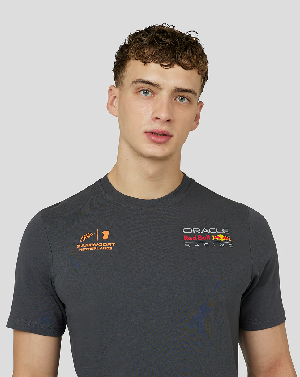 ORACLE RED BULL RACING UNISEX SHORT SLEEVE T-SHIRT RACE - ASPHALT