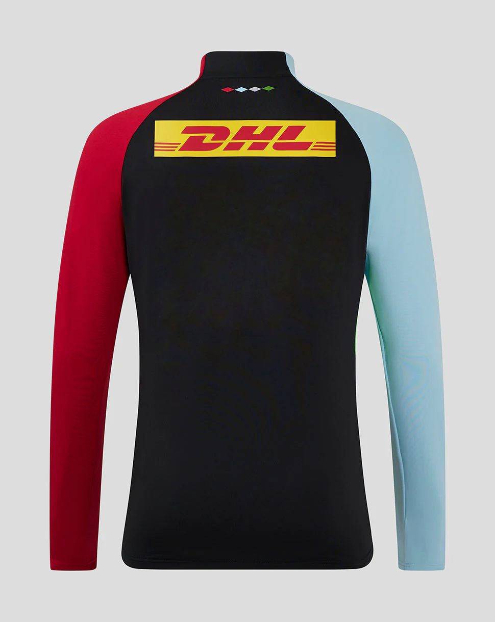 Harlequins Men's 24/25 Training 1/4 Zip - Black