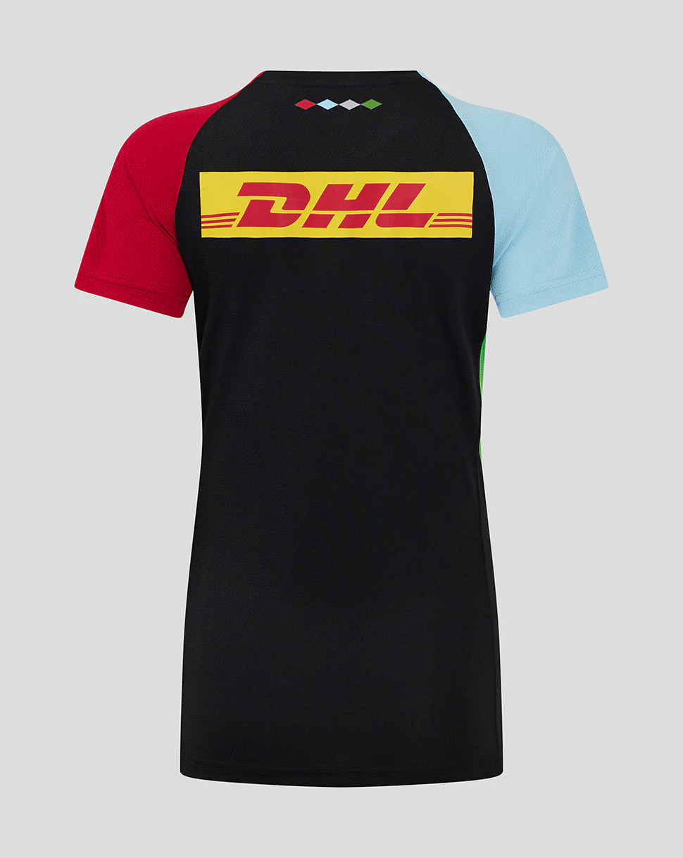 Harlequins Women's 24/25 Short Sleeve Training Tee - Black