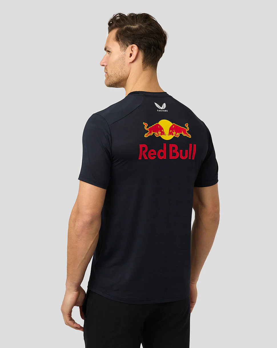 Oracle Red Bull Racing Mens Teamline Max Verstappen Set Up T-Shirt - Night Sky
