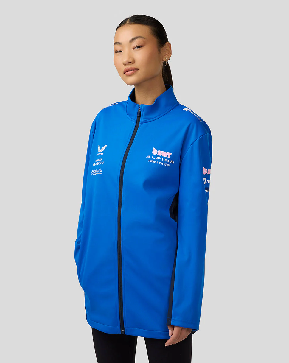 BWT Alpine Formula One Team’s Official Unisex Soft Shell Jacket - Lapis Blue