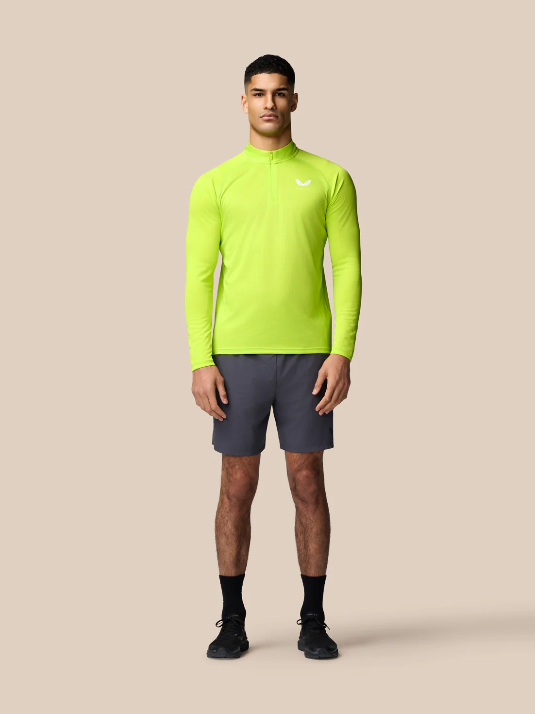 Adapt Training 1/4 Zip Top - Acid Lime