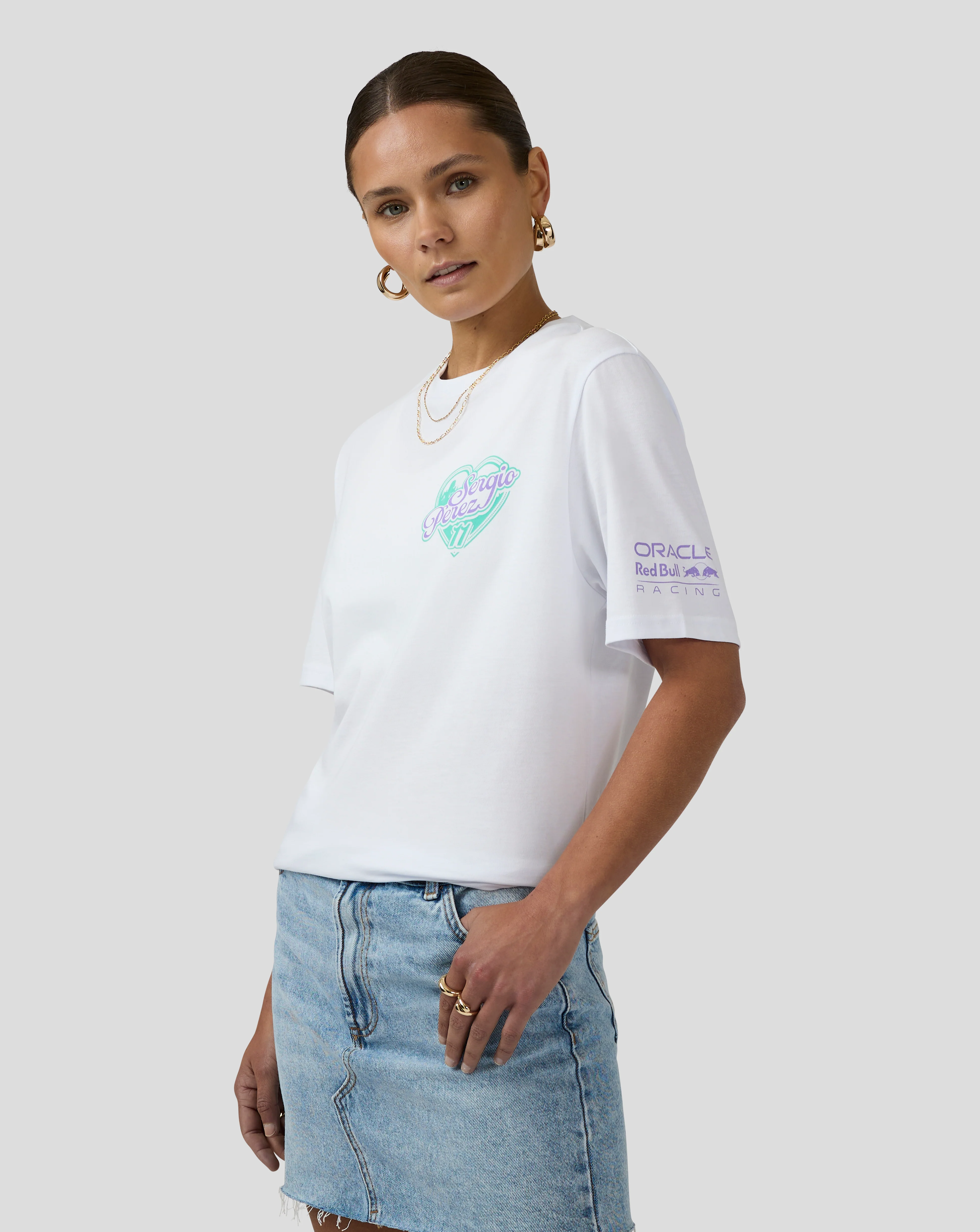 Oracle Red Bull Racing Unisex Mexico Sergio Perez Short Sleeve T-Shirt