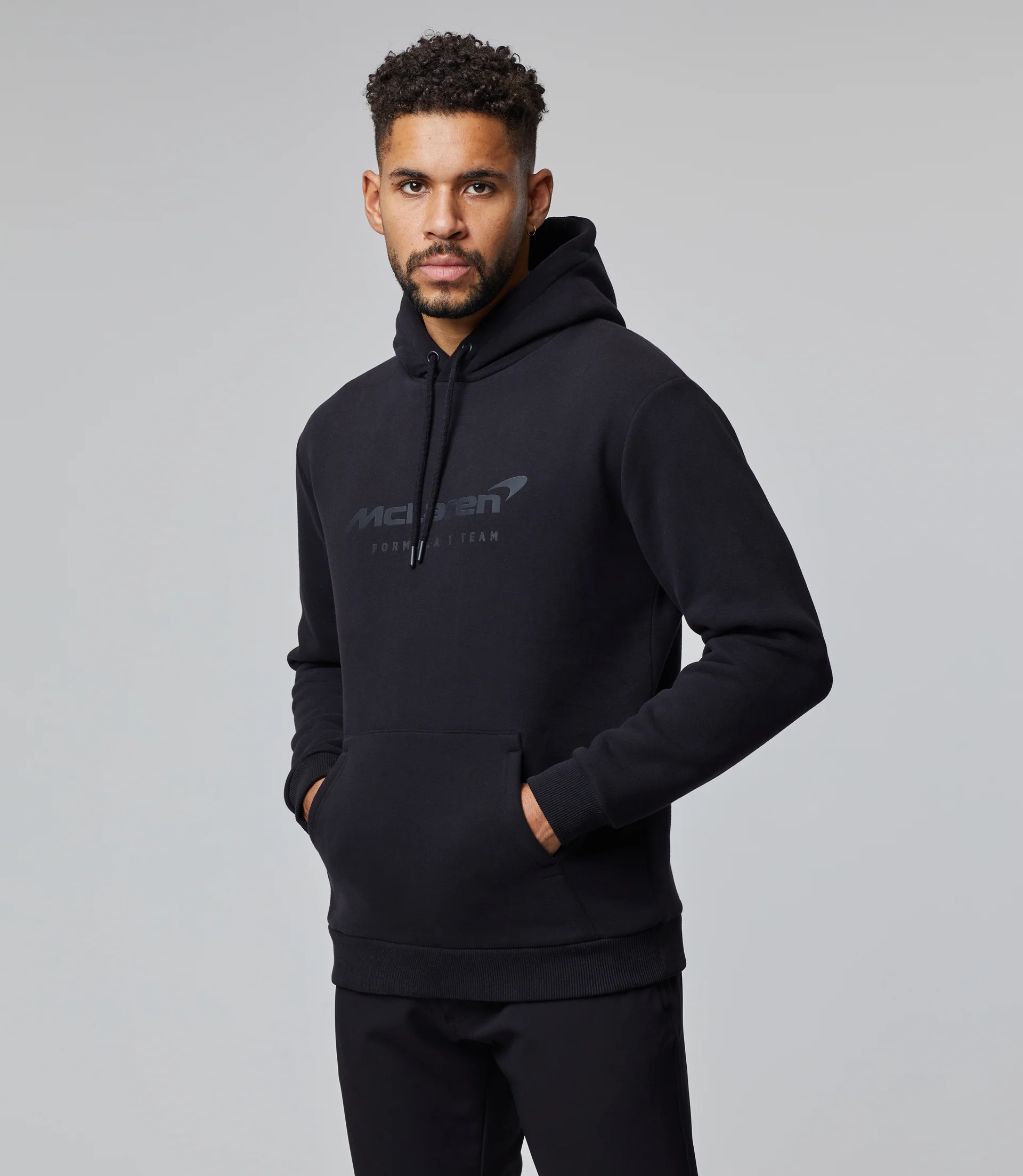 Black McLaren Core Essentials Hoody