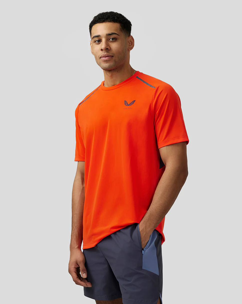 Men’s Apex Short Sleeve Aeromesh T Shirt - Orange