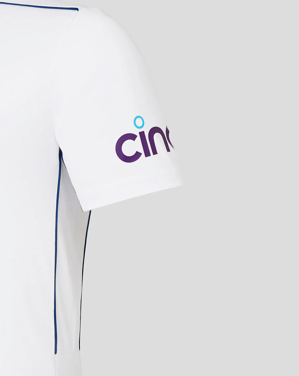 England Cricket 2024 Men's Test Short Sleeve Shirt