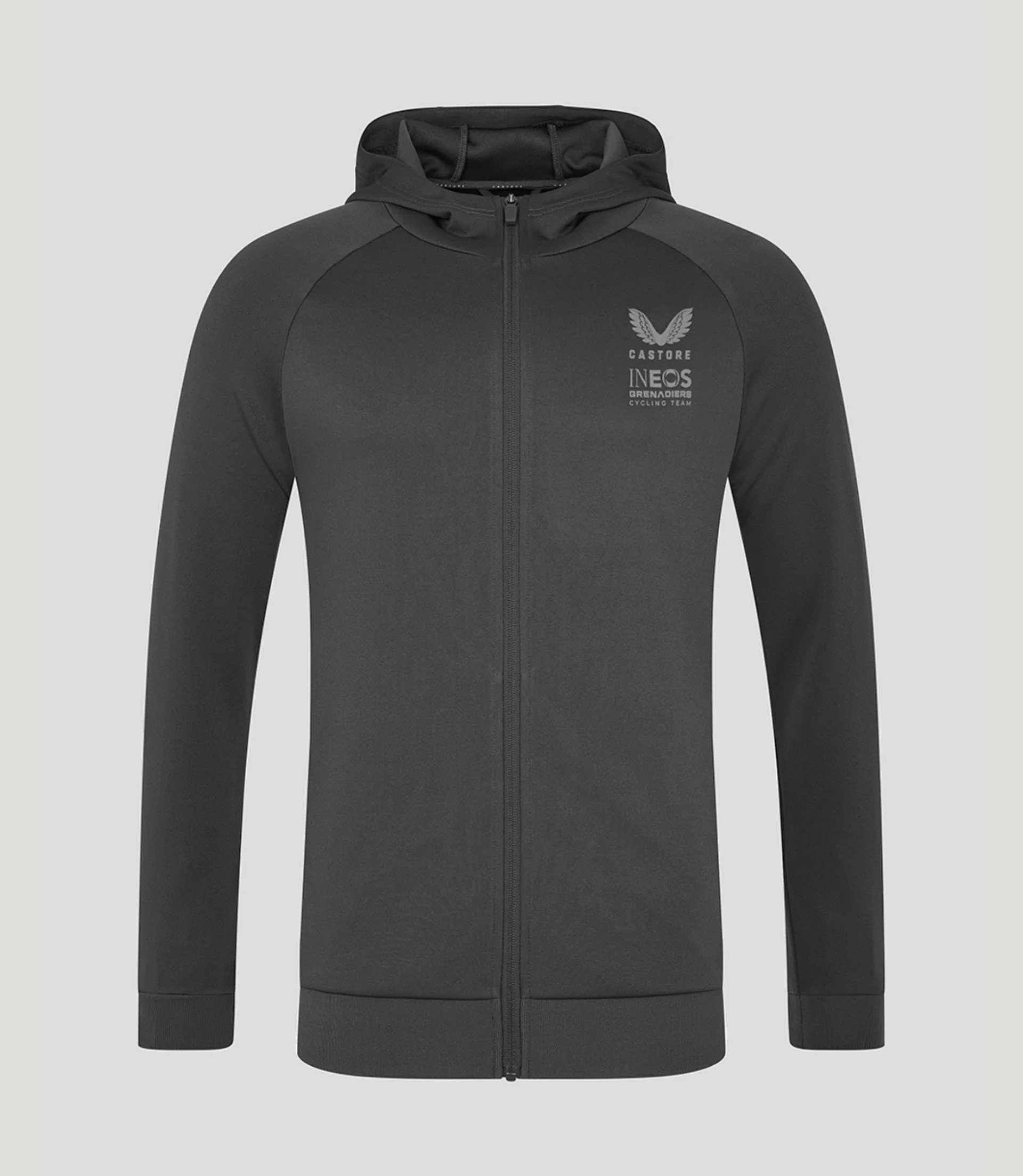INEOS Grenadiers 2025 Unisex Dual Brand Full Zip Hoodie - Grey
