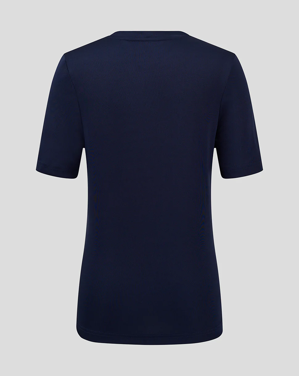 GRADIENT PRINTED SS TRAINING TEE - PEACOAT/BLUEPRINT