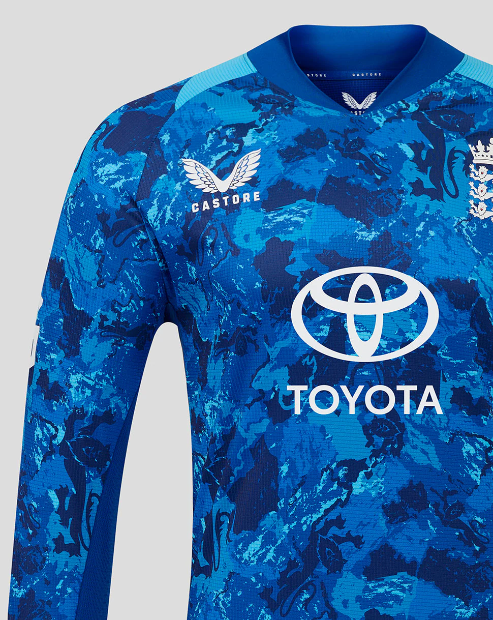England Cricket ODI Men's Pro Long Sleeve Shirt 25/26