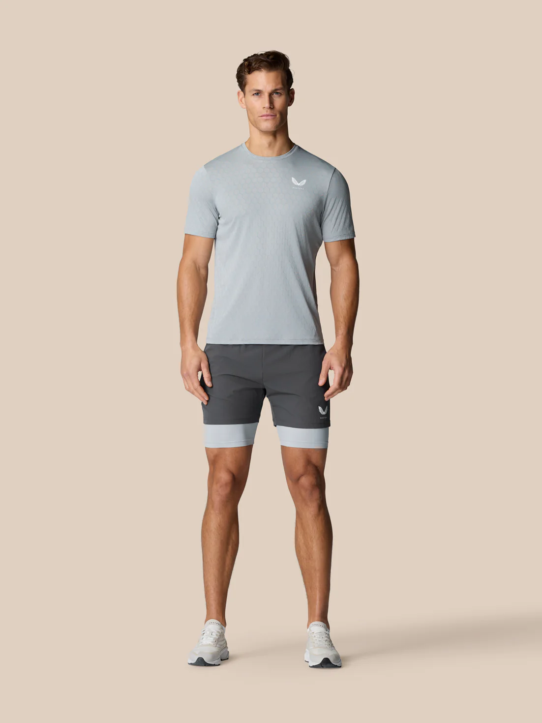 Flow Training 2-In-1 Short - Mid Grey