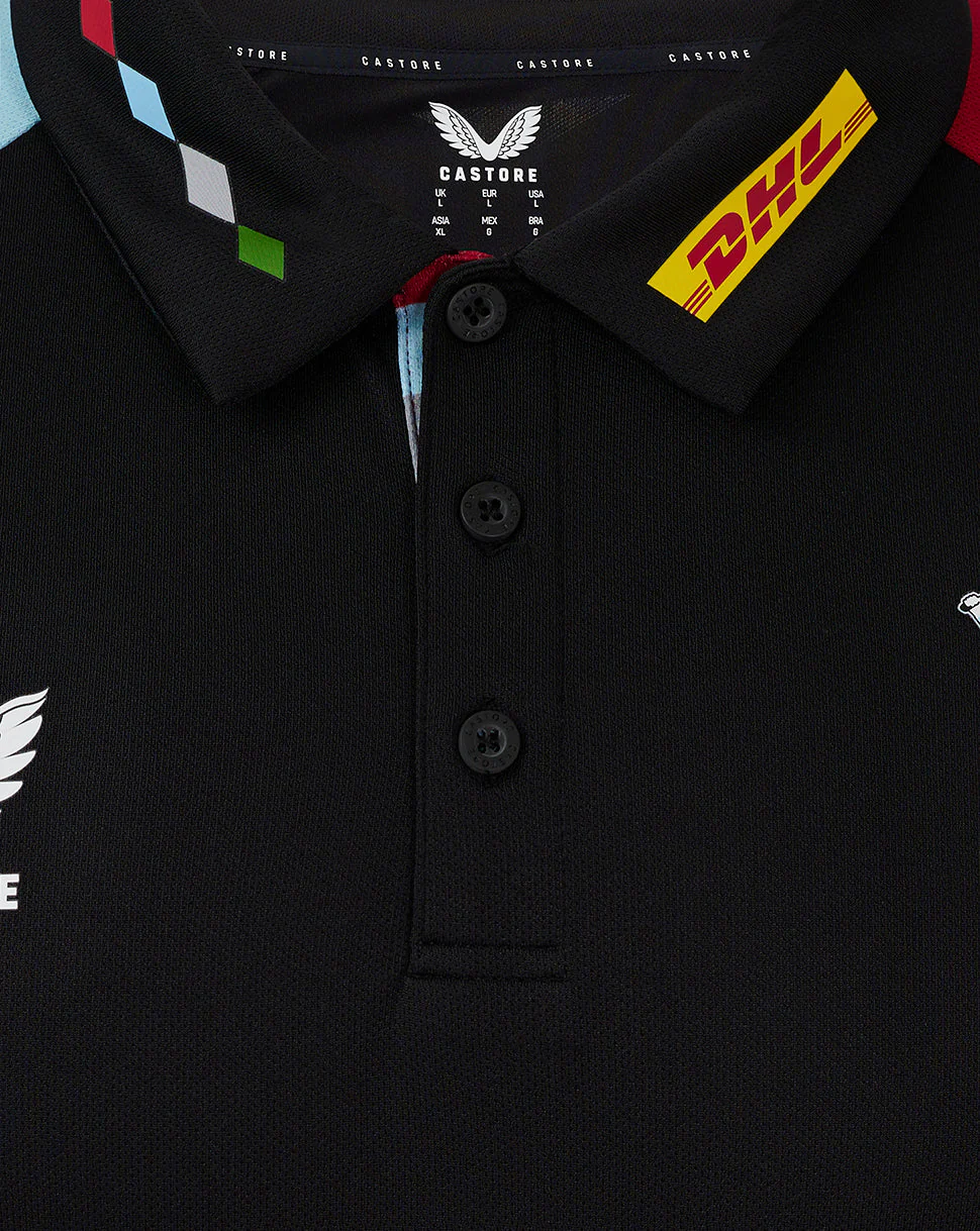 Harlequins Men's 24/25 Training Polo - Black