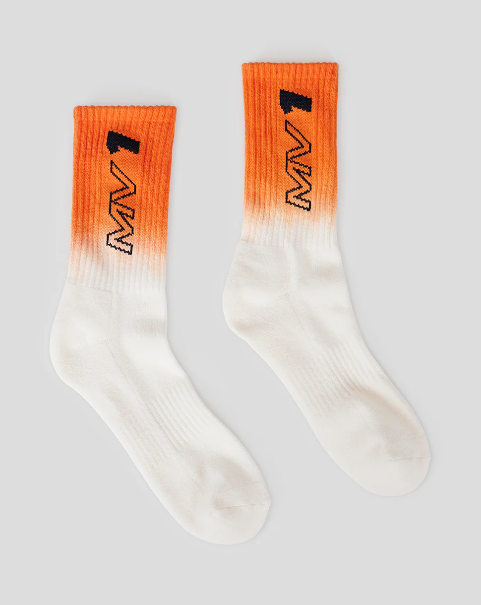 ORACLE RED BULL RACING MAX VERSTAPPEN DRIVER SOCKS - Orange/White